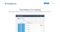Desktop Screenshot of castingcrane.com